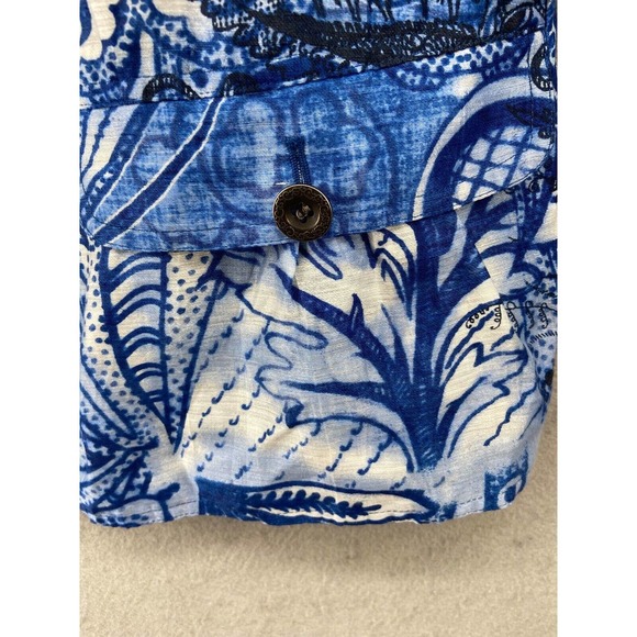 Chico's Blue Patterned Blazer - Picture 4 of 13